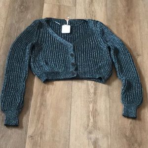 Free People cropped sweater (Make me an Offer) 🙂